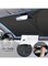 Foldable Car Windshield Sunshade with Storage Pouch &ndash; UV Ray &amp; Heat Protection for Front Window &ndash; Reflective, Easy-to-Use, Blocks Sunlight, Keeps Vehicle Cooler
