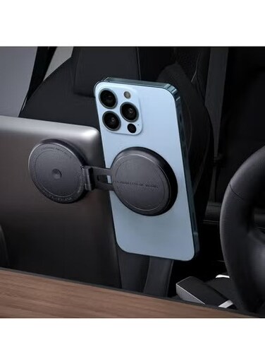 حامل هاتف تسلا - حامل سيارة ماج سيف لسيارات تسلا موديل 3/Y   حامل مغناطيسي قابل للطي لأجهزة iPhone 14/13/12 وجميع الهواتف الذكية   ملحقات تسلا موديل 3 وY