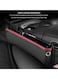 Car Seat Gap Filler Organizer &ndash; Multifunctional PU Leather Console Side Pocket with Cup Holder, Leakproof Gap Stopper for Phones, Wallets, Keys- Car Accessories
