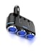 Dual 12V Car Cigarette Lighter Adapter with On/Off Switch   QC 3.0 Fast Charging, Wireless Capability   Car Cigarette Lighter Splitter for Simultaneous Device Charging