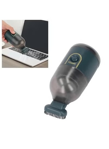 مكنسة كهربائية لاسلكية للسيارة والمنزل - مكنسة يدوية محمولة قابلة لإعادة الشحن لتنظيف الأماكن الداخلية، وسطح المكتب، ولوحة المفاتيح، والأدراج، والكمبيوتر