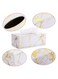 Elegant White &amp; Gold PU Leather Tissue Box Cover &ndash; Stylish &amp; Durable Rectangular Napkin Holder for Home, Office &amp; Decor &ndash;  Tissue Paper Holder Case for Interiors