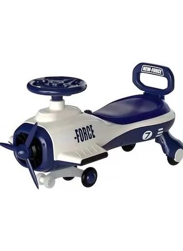 Aircraft Plasma Car with LED Lights &amp; Music &ndash; Ultimate Wiggle Ride-On Toy for Kids Ages 3-5 &ndash; Fun, Safe Baby Ride-On Car for Boys &amp; Girls &ndash; Best Toddler Vehicle