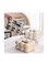 Elegant Ceramic Tissue Box Cover   White Facial Tissue Holder for Bathroom, Office, &amp; Home   Durable Paper Tissue Holder for Sink Counters, Desks, &amp; Vanities
