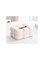 Elegant Ceramic Tissue Box Cover   White Facial Tissue Holder for Bathroom, Office, &amp; Home   Durable Paper Tissue Holder for Sink Counters, Desks, &amp; Vanities