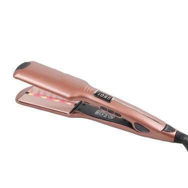 Professional Ceramic Hair Straightener with LCD Display &ndash; High-Quality Flat Iron with Adjustable Temperature &amp; Floating Plates for Salon &amp; Home Use