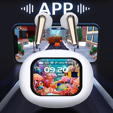 AI Translator Earbuds &ndash; 144 Languages Translation Earphones, Waterproof with Noise Cancellation, TWS Headphones for Real-Time Translations &amp; Clear Sound
