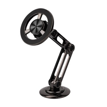 Magnetic Phone Holder for Car &ndash; 360&deg; Rotation Magnetic Car Mount with Metal Ring, Strong Grip Dashboard &amp; Air Vent Mount, Universal Phone Holder Accessory