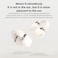 Wireless Earbuds with Dual Noise Cancelling &ndash; Bluetooth 5.3 Hanging Ear Headphones for Women &amp; Men, Comfortable Over-Ear Fit, ENC Mic for Clear Calls