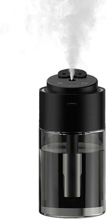 Smart Car Diffuser Air Freshener &ndash; Natural Essential Oil Atomizer with Starry Sky Projector Lamp   Auto On/Off Aromatherapy Scent Diffuser