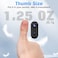 i3 4K Thumb Action Camera &ndash; Mini Body Cam with Spring Clip, Mount Anywhere for Vlogging, Cycling, Motorcycle &ndash; Tiny, Hands-Free POV Camera 
