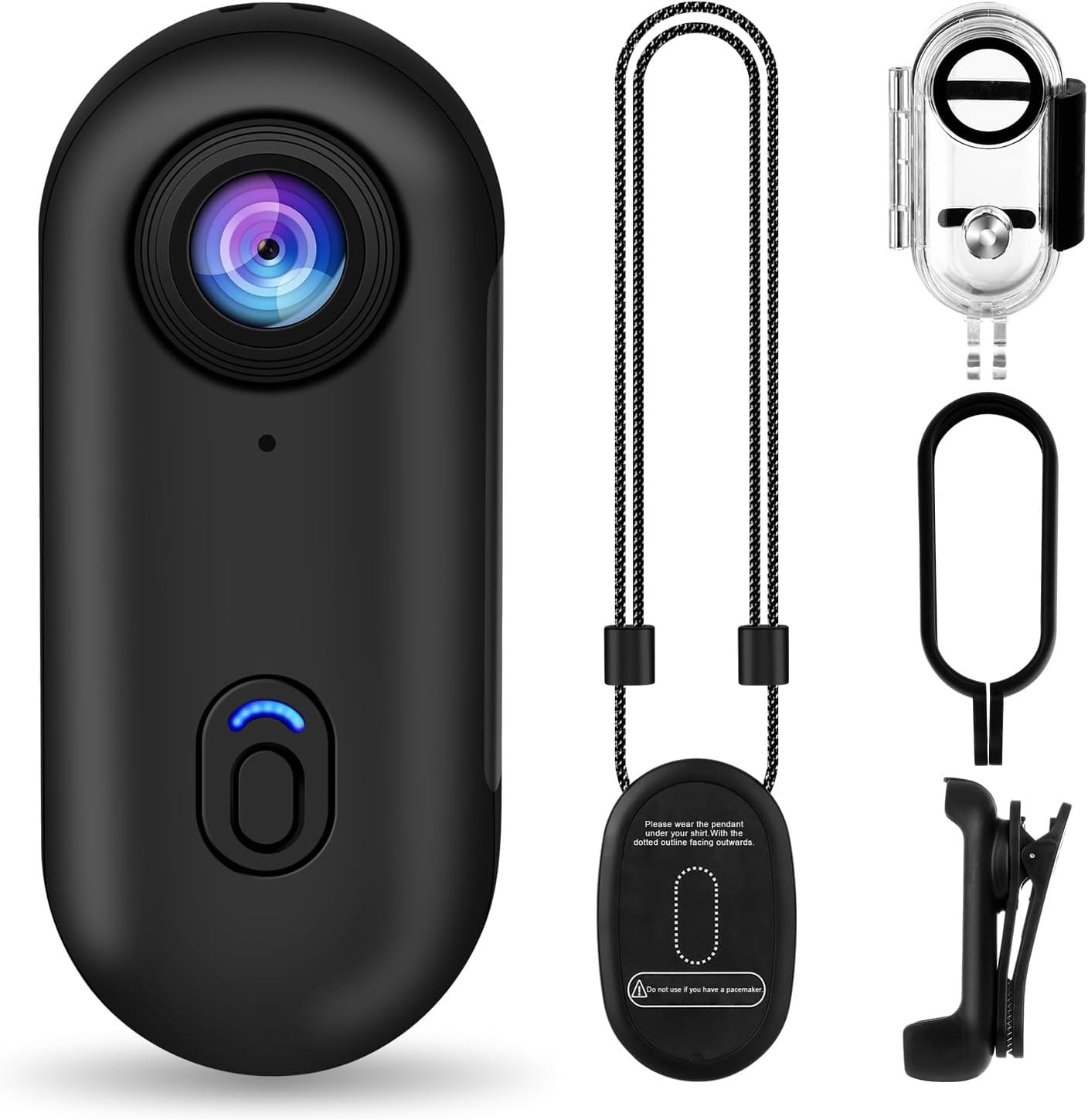 Spring And Camera Buy i3 4K Thumb Action Camera – Mini Body Cam with Spring Clip, Mount ...