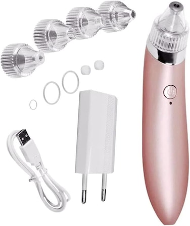 Blackhead Remover Vacuum &ndash; Electric Pore Cleaner with Strong Suction, Waterproof Facial Skin Care Tool for Deep Cleansing, Acne, and Oil Control