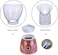 Professional Facial Steamer with Aromatherapy &ndash; 2-in-1 Sinus Steam Inhaler &amp; Face Sauna Spa Steamer for Deep Skin Hydration, Pore Cleansing, and Humidifier Function