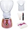 Professional Facial Steamer with Aromatherapy &ndash; 2-in-1 Sinus Steam Inhaler &amp; Face Sauna Spa Steamer for Deep Skin Hydration, Pore Cleansing, and Humidifier Function