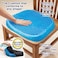 Egg Sitter Seat Cushion &ndash; Pressure-Relieving Gel Cushion with Honeycomb Design, Non-Slip Washable Cover, Breathable &amp; Supportive for Office Chair, Car, Home