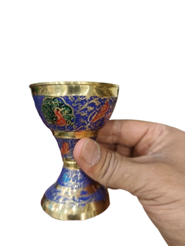 Pure Brass Loban Dani Holder &ndash; Incense, Charcoal, Sambrani, and Resin Burner for Home, Office, Temple, and Prayer Use
