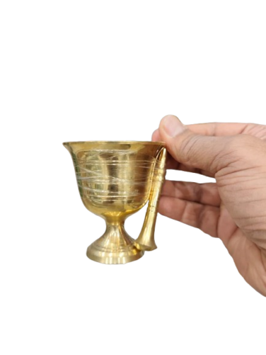 Pure Brass Mortar and Pestle Set &ndash; Traditional Imam Dasta/Ohkli Musal/Kharal Set for Grinding Spices, Herbs, Pan Ghutti   Kitchen Tool and Home Decor
