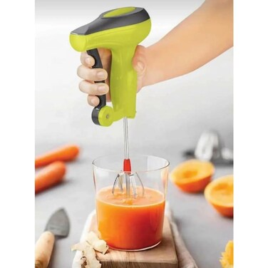 Manual Hand Blender &ndash; Stainless Steel Egg Whisk Beater &ndash; Balloon Shape Kitchen Tool for Mixing, Baking, Beating, and Outdoor Cooking &ndash; Durable Household Kitchen Supplies
