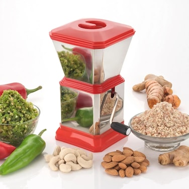 Chilly Cutter Kitchen Tool &ndash; Manual Vegetable Chopper for Dry Fruits, Onions, Peanuts, and More &ndash; Durable Handheld Food Cutter by Vistaar