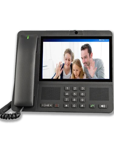 Yeasha,Smart 4G Android Telephone Fixed Wireless Desktop Landline Phone 8 Inch Screen Video Cordless Phone With WIFI.