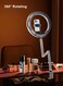 Generic,LED Selfie Ring Light With Phone Holder Photography Video Light Ringlight Phone Stand Desktop Clamping Fill Light Dimmable Lamp.