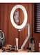 Generic,LED Selfie Ring Light With Phone Holder Photography Video Light Ringlight Phone Stand Desktop Clamping Fill Light Dimmable Lamp.