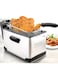 Deep Fryer Stainless Steel 3.0 LTR Capacity Adjustable Temperature Control Stainless Steel Removable Oil Container.