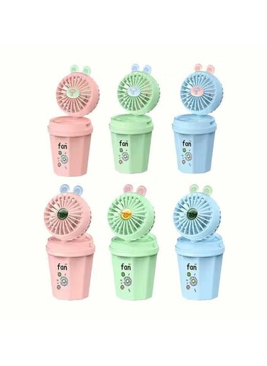 Perfume Cup mini fan spray humidification two-in-one usb rechargeable desktop handheld bedroom office factory direct sales.