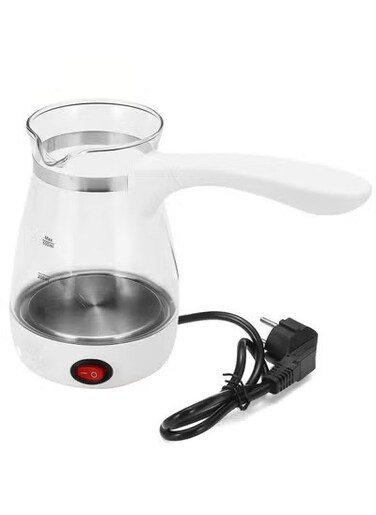 Coffee Maker Electric Machine Glass Turkish Coffee Maker Electrical Coffee Pot 500 ML 5 Cups The Best And Most Efficient Way To Make A Warm Cup Of Coffee Or Tea And Boil Water.