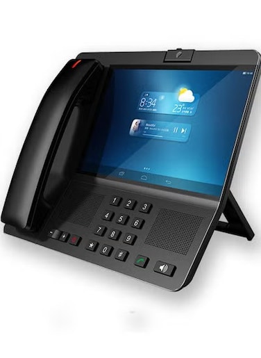 Smart 4G Android Fixed Wireless Desktop Landline Phone 8 Inch Screen Video Cordless Phone With WIFI.