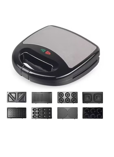 Multifunction Sandwich Waffle Cake Maker 8in1 Household Electric Waffle Maker 800W.