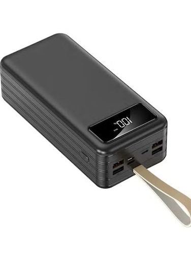 Power Bank 50000mah External Battery 2 USB QC Fast Charging Powerbanks LED Display Portable Phone Charger