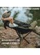Portable Chair Camping Chairs - A Small Collapsible Portable Chair That Goes Every Where Outdoors Compact Folding Chair For Adults That Sets Up In 5 Seconds