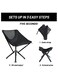 Portable Chair Camping Chairs - A Small Collapsible Portable Chair That Goes Every Where Outdoors Compact Folding Chair For Adults That Sets Up In 5 Seconds