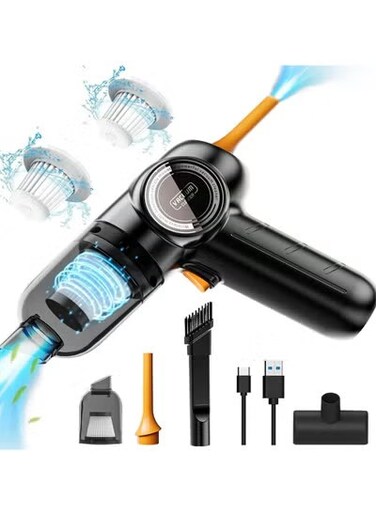 Cordless Vacuum Cleaner 3 in1 Portable Vacuum Cleaner Robot Car 95000Pa Handheld Mini for Home Dust Collector Antibacterial