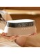 Wireless Charger Bt Speaker Fm Radio Portable Led Nightlight Temperature Digital Display Dual Alarm Clock Music Speakers