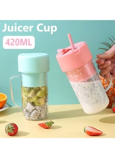 Portable Blender Cup Mini Juicer Blender Efficient Juicing Easy To Rechargeable Battery for Home for Camping