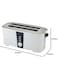 1350W 4 Slice Cool Touch Toaster With Electronic Browning Control White ET124 B5