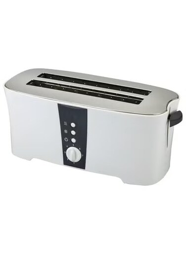 1350W 4 Slice Cool Touch Toaster With Electronic Browning Control White ET124 B5