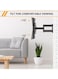 TV Stand Television Stands for 26-75 Inch TV Wall Mount TV Stand with Rugged Double Arm Bracket Standard Load bearing 26"-55" Maximum size 75 inch Universal TV Stand Holds Up to 40kg
