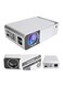 Home Projector Same Screen HD 1080P Portable Home Theater Projector Equipment for Home Bedroom Office Outdoor Mobile Phones Tablet