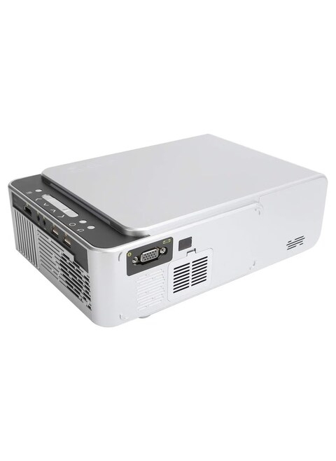 Home Projector Same Screen HD 1080P Portable Home Theater Projector Equipment for Home Bedroom Office Outdoor Mobile Phones Tablet