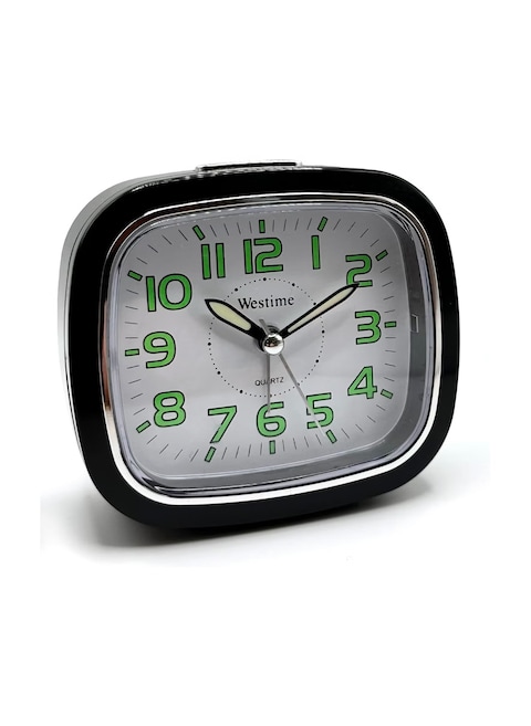 Silent Quartz Alarm Clock, No Ticking Battery Powered Large Display Analogue Clocks