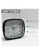 Silent Quartz Alarm Clock, No Ticking Battery Powered Large Display Analogue Clocks