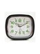 Silent Quartz Alarm Clock, No Ticking Battery Powered Large Display Analogue Clocks