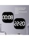 Large Display Digital Wall Clock Large Screen Digital Clock with Remote Control Temperature Month Display Luminous Alarm Electronic Clock for Study Living Room