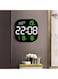 Large Display Digital Wall Clock Large Screen Digital Clock with Remote Control Temperature Month Display Luminous Alarm Electronic Clock for Study Living Room