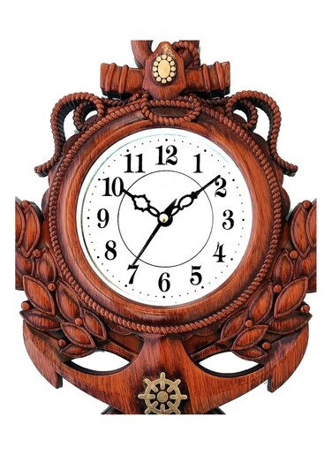 The Craft House Present Analog Wall Clock with Glass for Living Room Badroom Shop Office Home D&eacute;cor