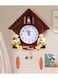 Clock, Cuckoo Bird Voices Wall Clock, Handicraft Vintage Cuckoo Tree House Clock